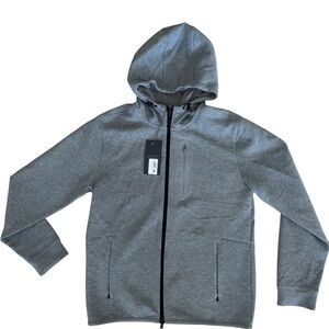 VRST Men's Classic Gray Pinnacle Full Zip-Up Hoodie Sweater Small